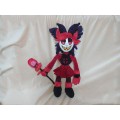 This is a sample of the Alastor from hazbin hotel plush toy.