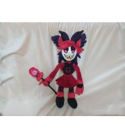 This is a sample of the Alastor from hazbin hotel plush toy.