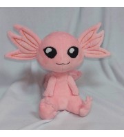 Plush axolotl, amphibian. Handmade soft toy. Buy axolotl softie, personalized plush.