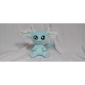 Plush axolotl, amphibian. Handmade soft toy.